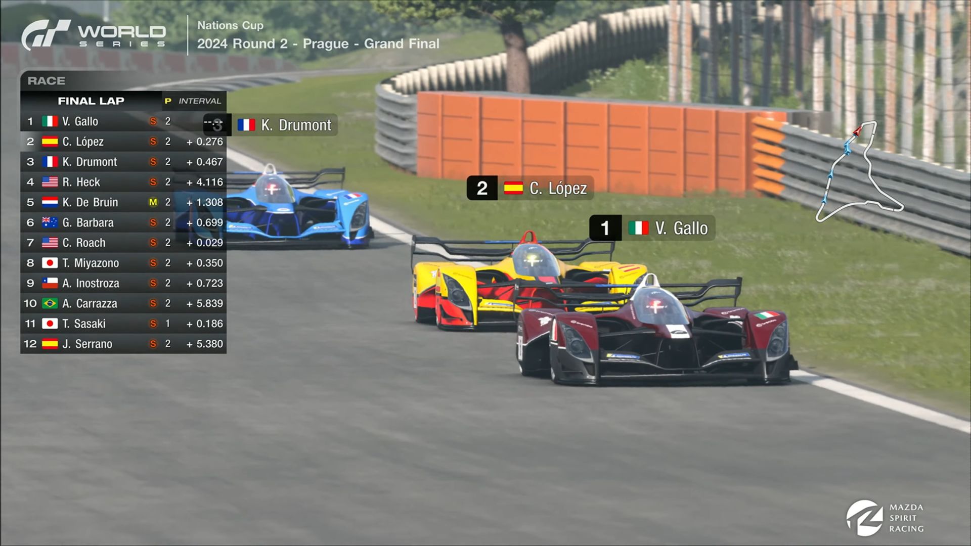 Gran Turismo World Series 2024 Round 2 Won By Gallo and Buhdeima