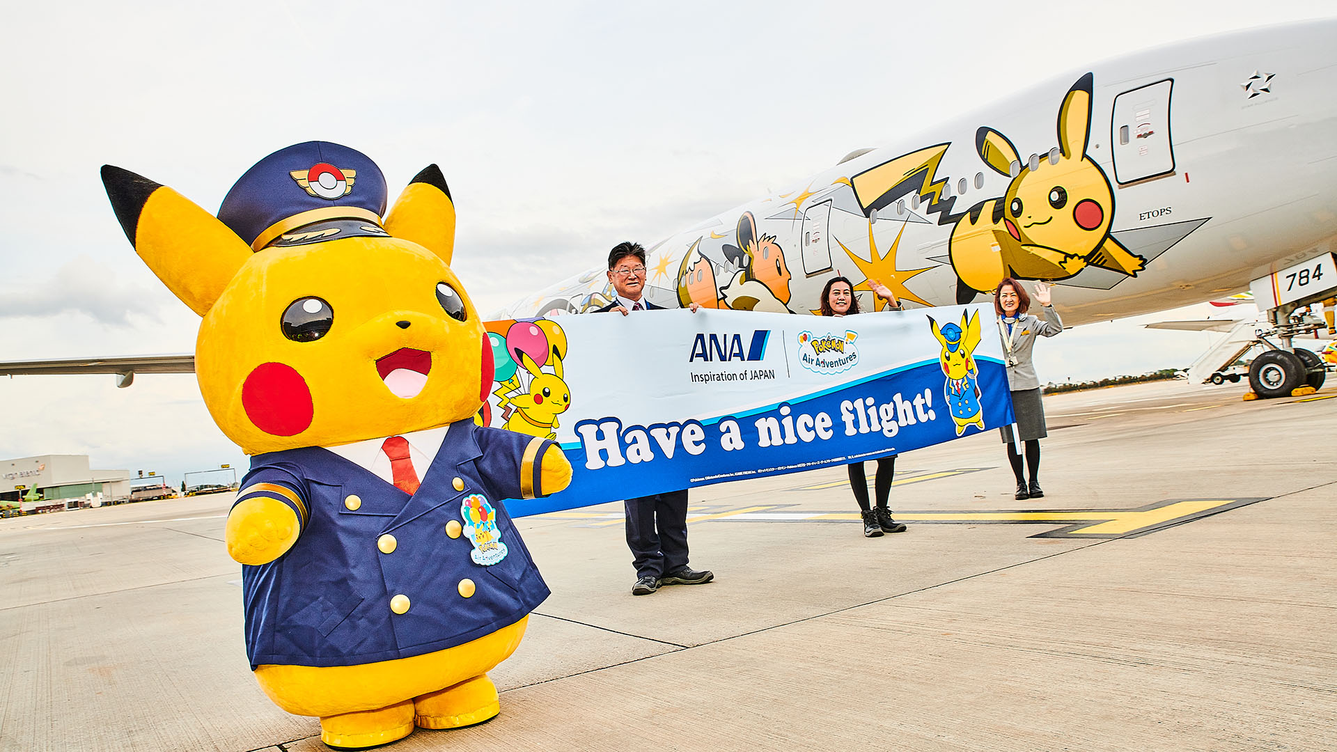 Pokémon Star in ANA's Brand-New In-Flight Safety Video, and It's