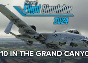 Watch a Crazy Flight in the Grand Canyon in Microsoft Flight Simulator 2024