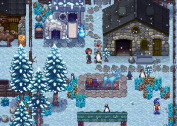 penguin exhibit in Super Zoo Story