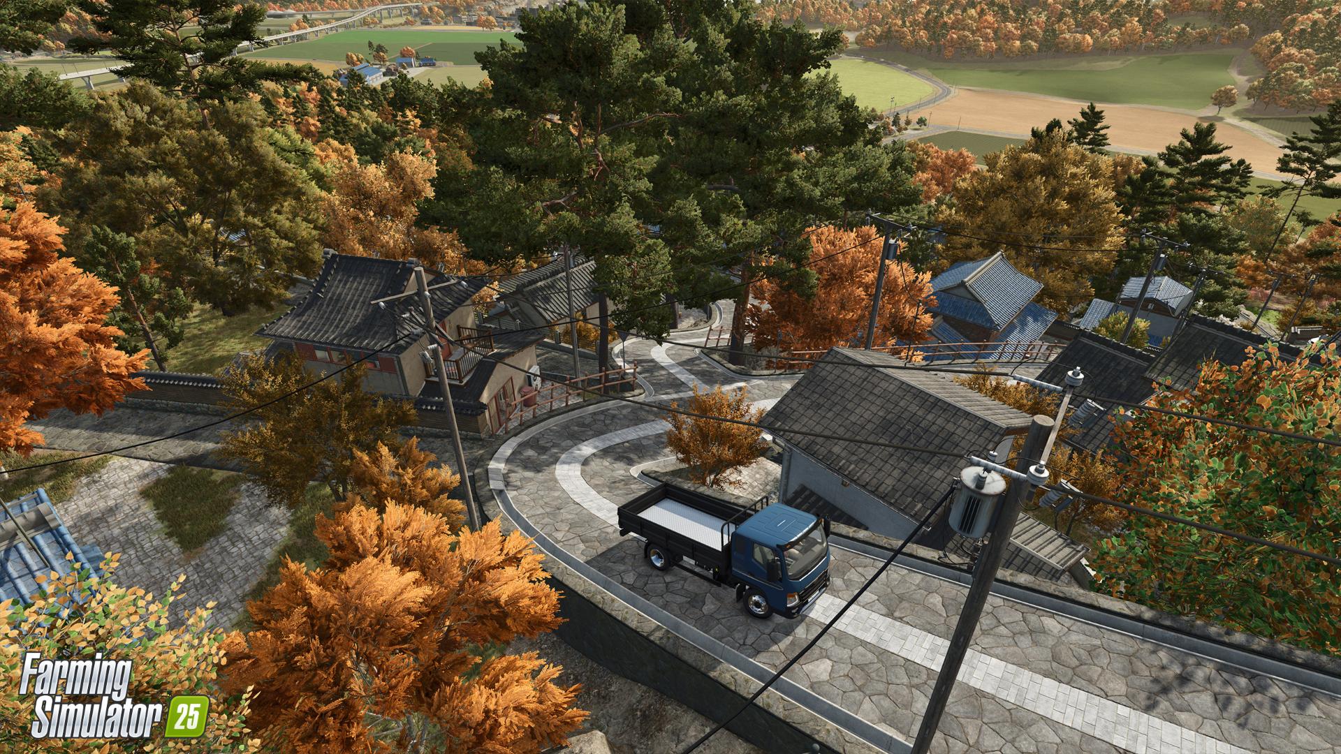 East Asia winding roads Farming Simulator 25