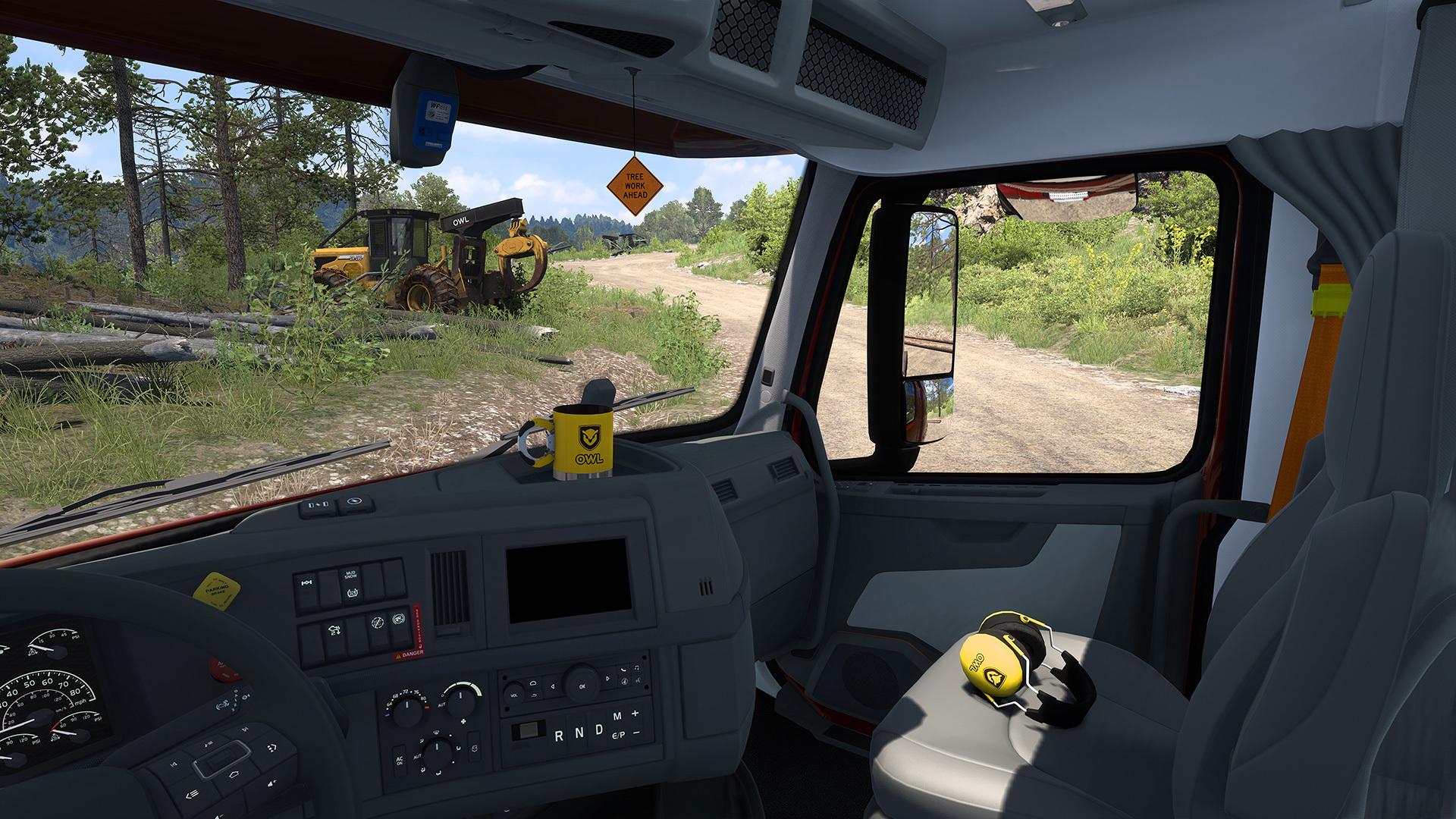 Cabin items for American Truck Simulator Forest Machinery DLC