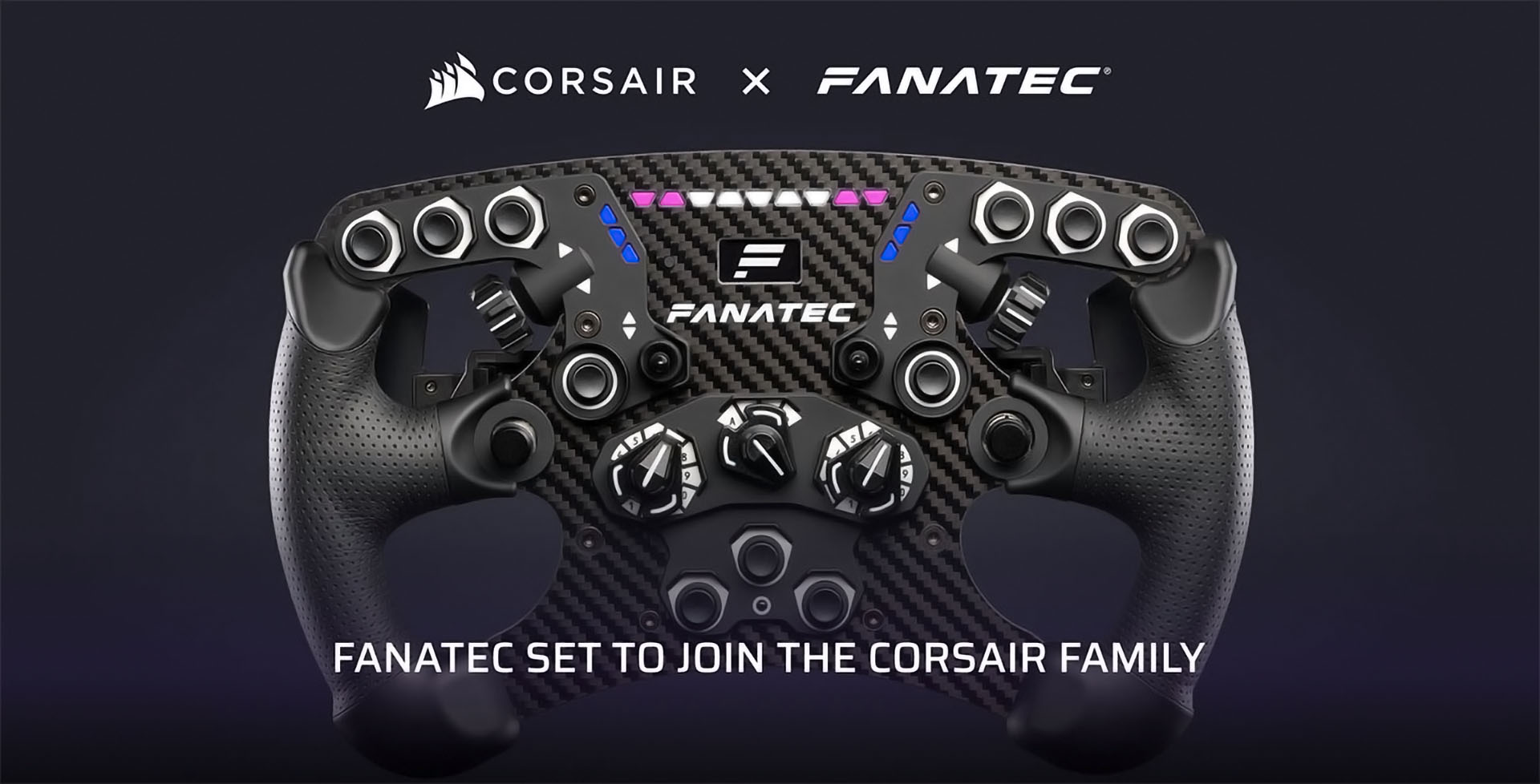 Sim Racing Gear Brand Fanatec Will Be Acquired by Corsair