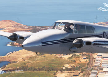 Microsoft Flight Simulator Twin Comanche