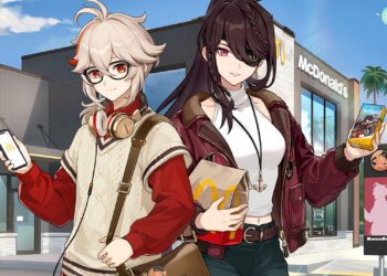 Genshin Impact McDonalds Collaboration Poster