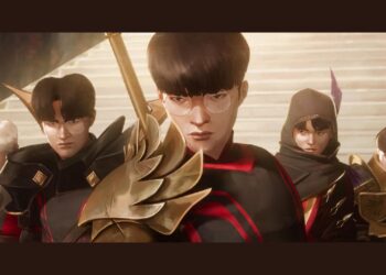 T1 in League of Legends Worlds 2024 music video