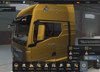 menu background Euro Truck Simulator 2