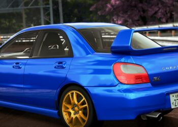 blue Subaru in JDM: Rise of the Scorpion