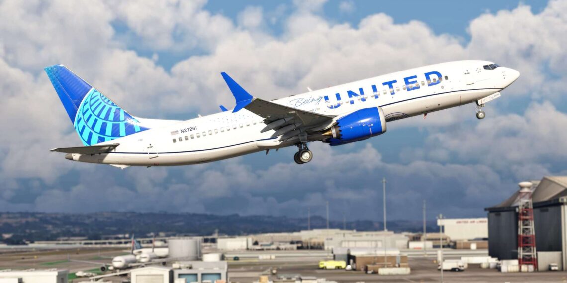 Microsoft Flight Simulator Boeing 737 MAX United