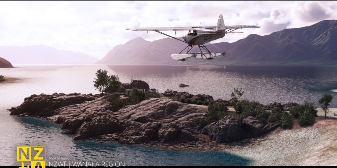 Microsoft Flight Simulator Wanaka Region.