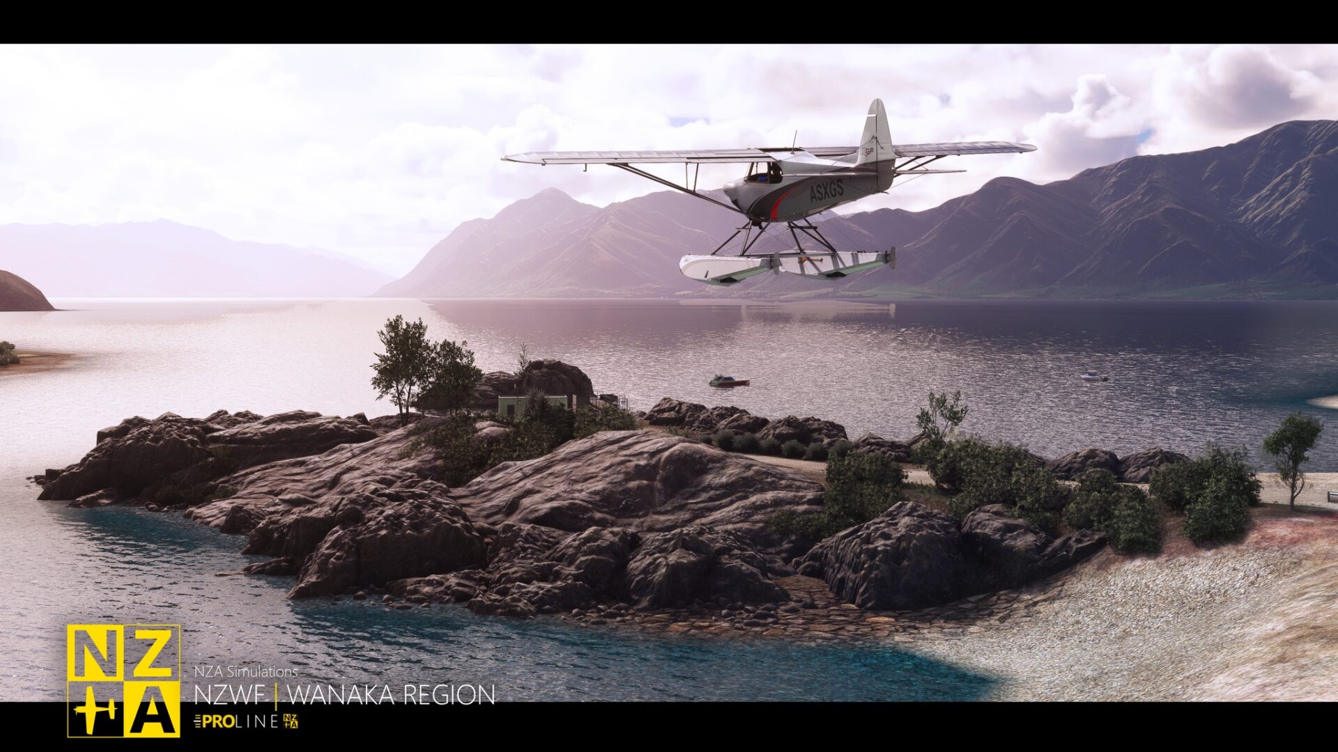 Microsoft Flight Simulator Wanaka Region.