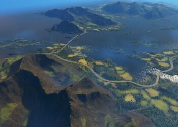 mountain by river Cities Skylines 2 Map Pack 3