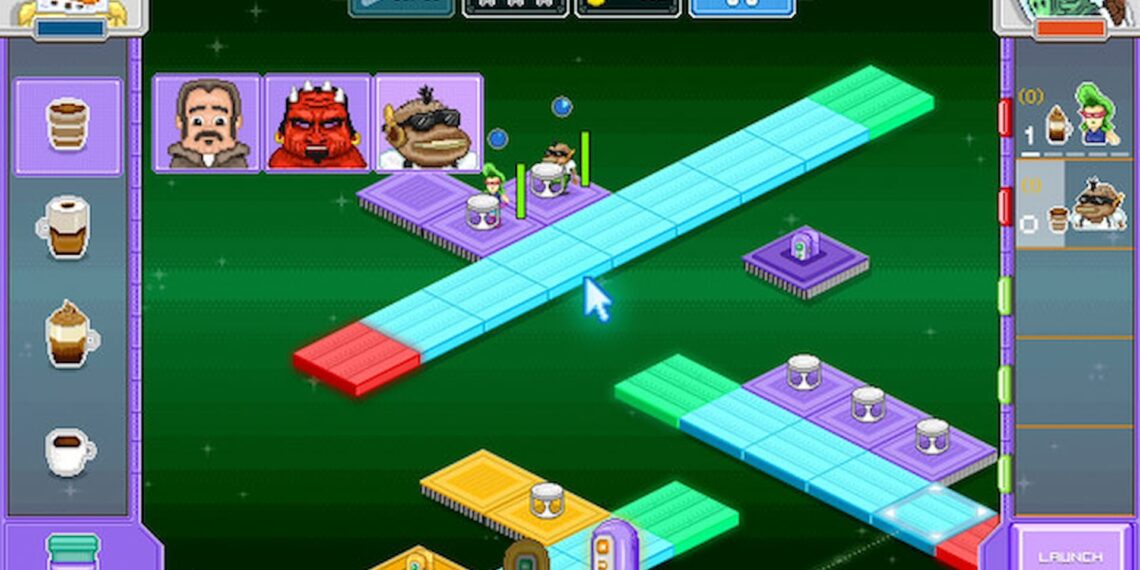 shop layout in Super Barista