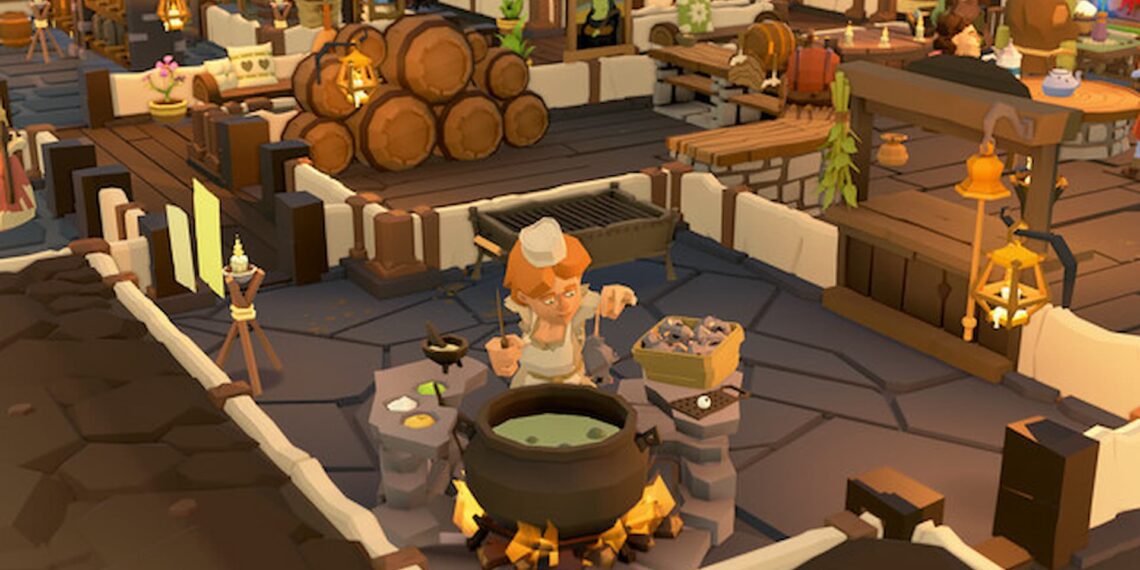 chef cooking in Tavern Keeper