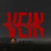 A starry night with the Vein logo
