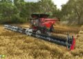 harvesting wheat in Farming Simulator 25