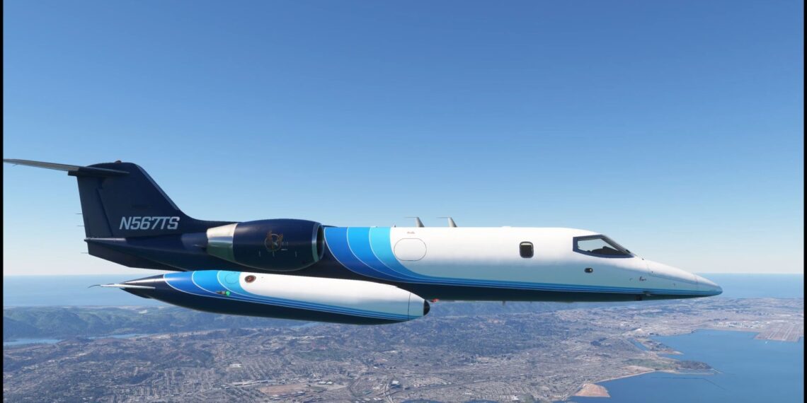 Microsoft Flight Simulator Learjet 35 Cargo