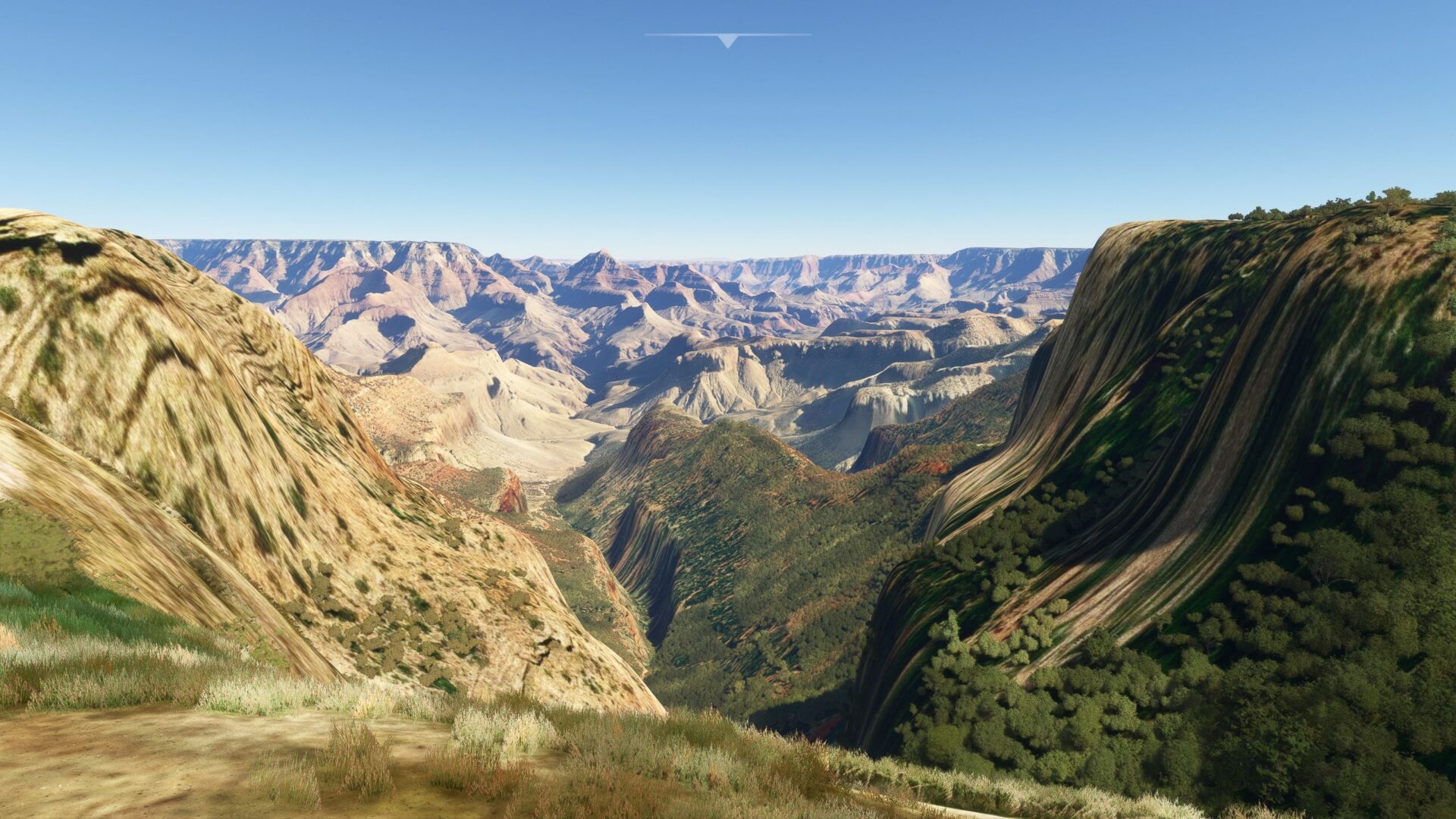 Grand Canyon in Microsoft Flight Simulator 2020