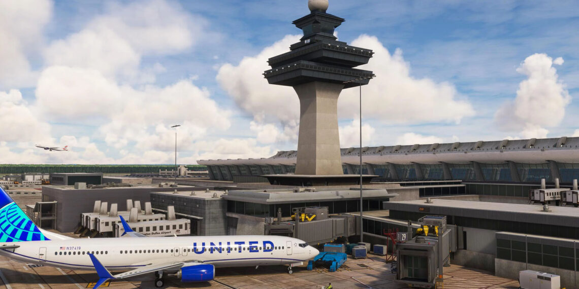 MSFS Washington Dulles by Amsim and Beautiful Model of the World