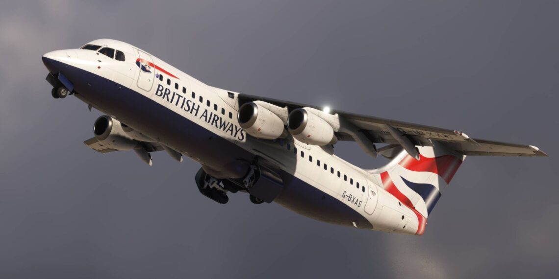 Microsoft Flight Simulator British Airways Avro RJ