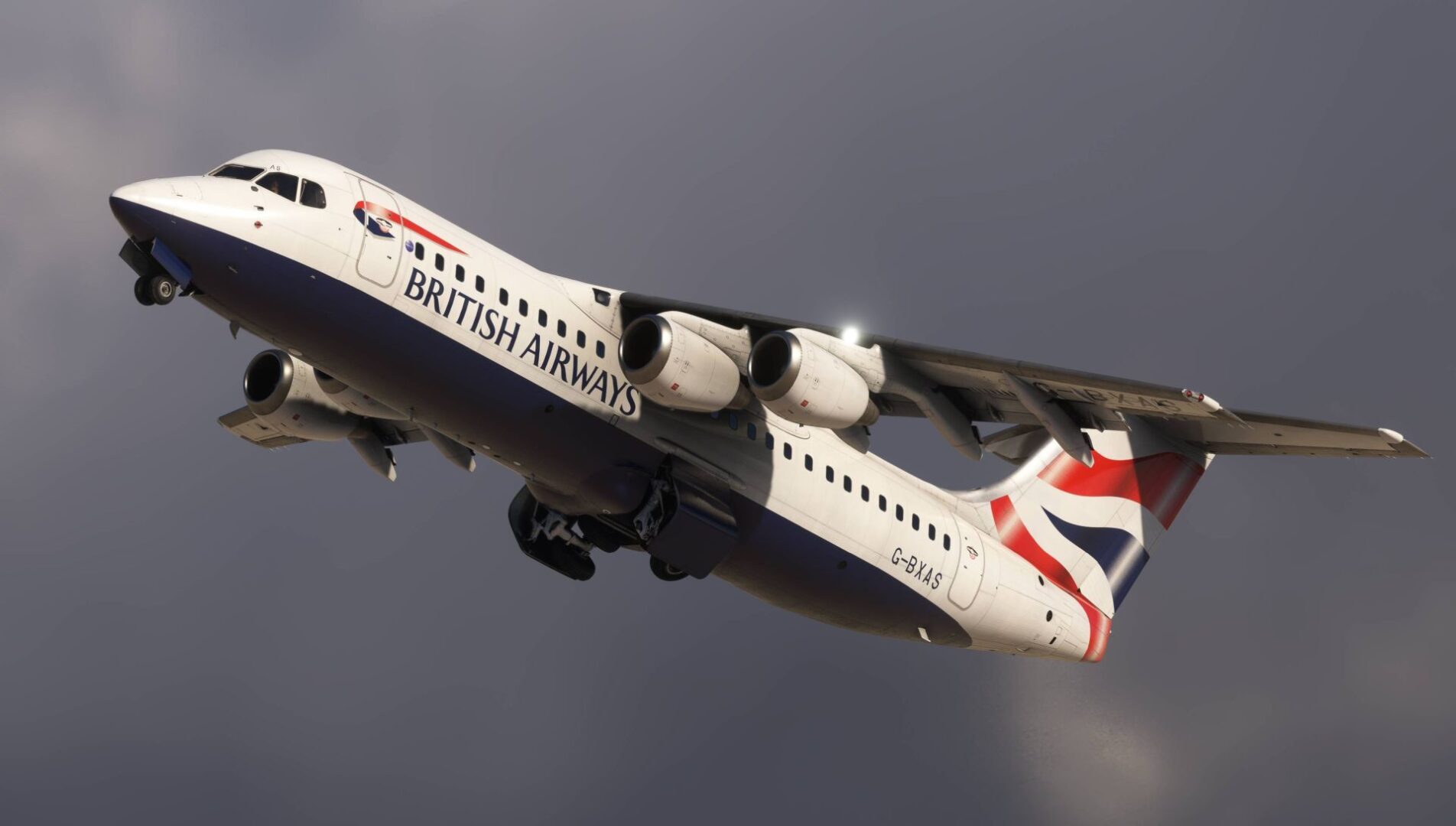 Microsoft Flight Simulator British Airways Avro RJ