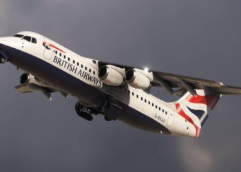 Microsoft Flight Simulator British Airways Avro RJ