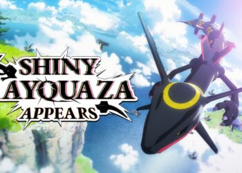 Pokemon Scarlet and Pokemon Violet Shiny Rayquaza