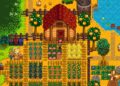 Thriving farm in Stardew Valley