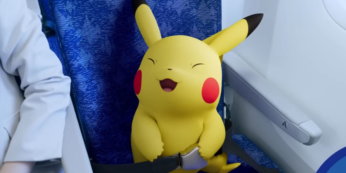 Pikachu in ANA Safety Video