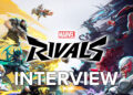 Marvel Rivals Illustration showing Marvel Superheroes with logo and "Interview" lettering