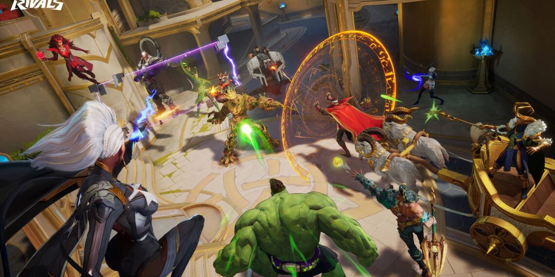 team fight in Marvel Rivals