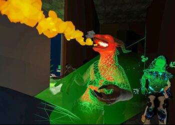 dragon fire in VRChat