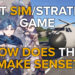 "Best Simulator Strategy Game" and "How does this make sense?" on Unicorn Overlord and Microsoft Flight Simulator 2024 imagery