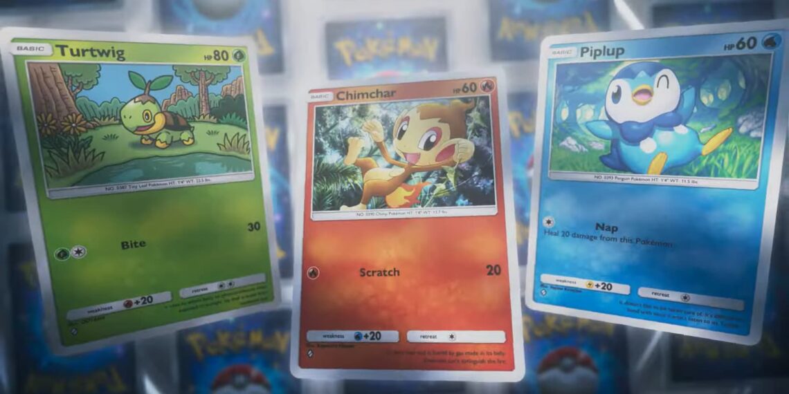 Sinnoh starters Pokemon TCG Pocket