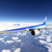 An ANA Airbus A321 overflying Tokyo in Microsoft Flight Simulator 2024