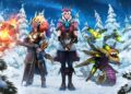 heroes in the snow in Dota 2