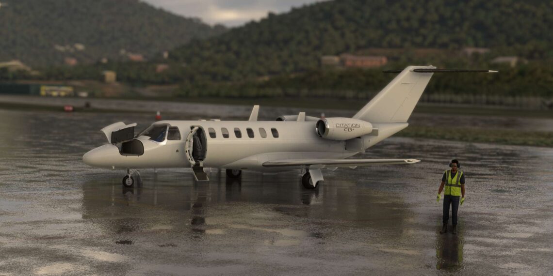 Microsoft Flight Simulator Cessna Citation CJ3+ (1)