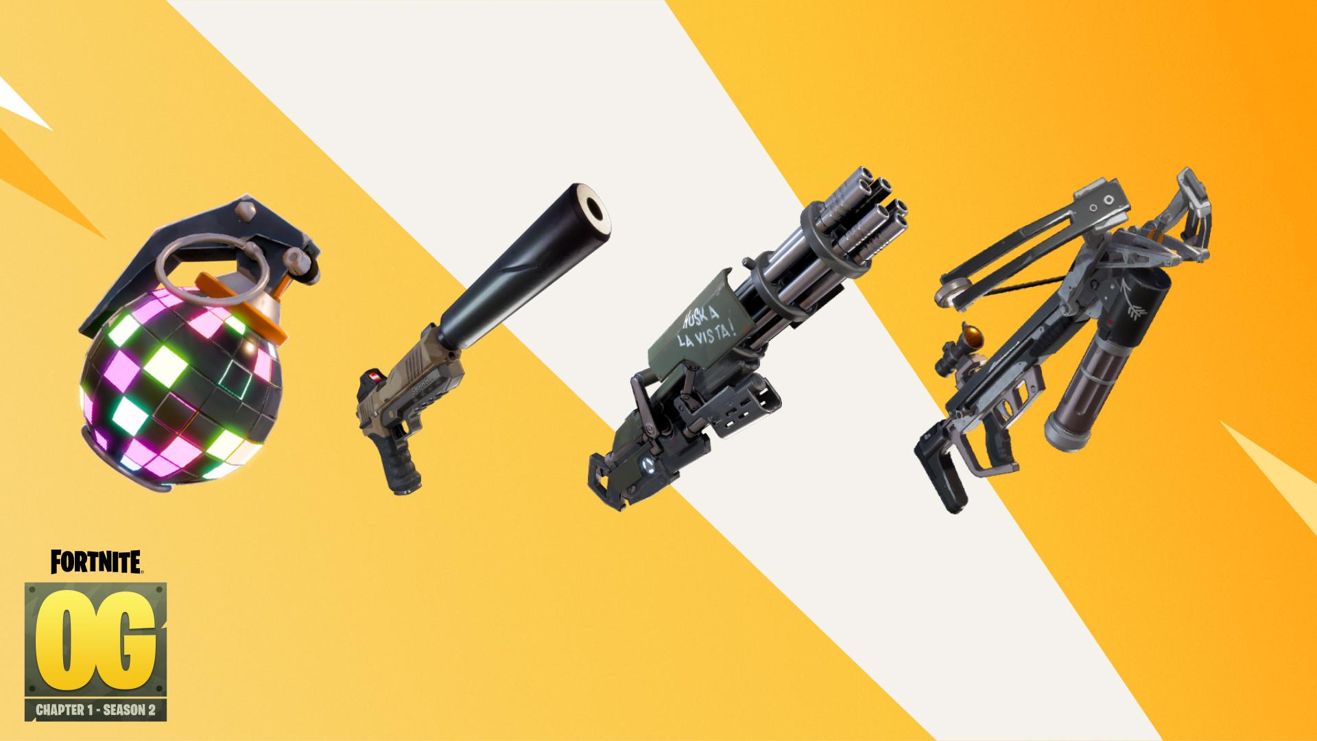 items in Fortnite OG Chapter One Season Two