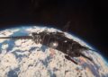 Star Citizen Flying a Drake Corsair Over Bloom