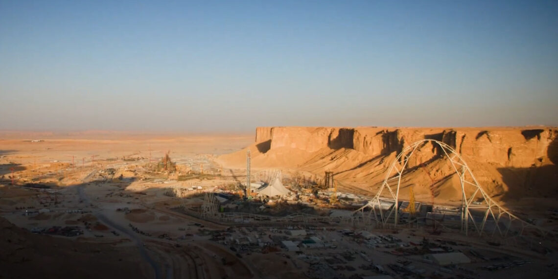 Qiddiya Under Construction