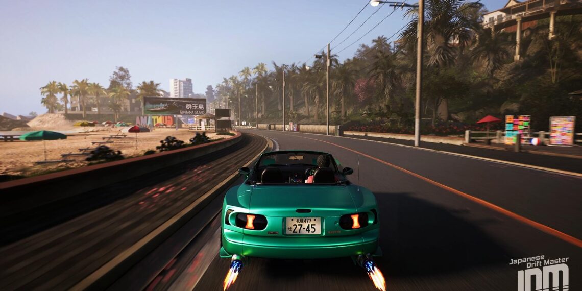 beach driving JDM Japanese Drift Master