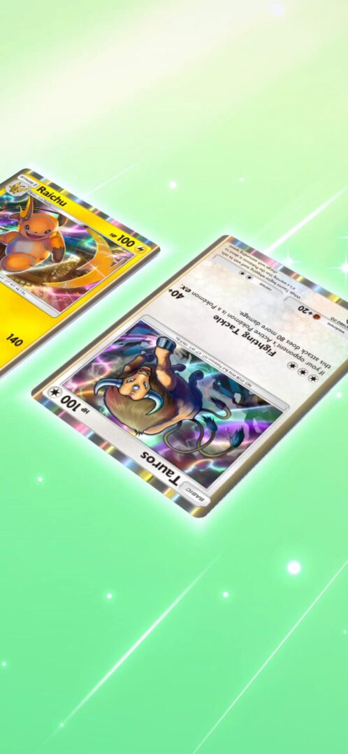 Trade animation in Pokemon TCG Pocket