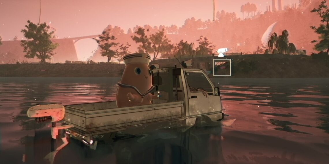 truck in water in Promise Mascot Agency