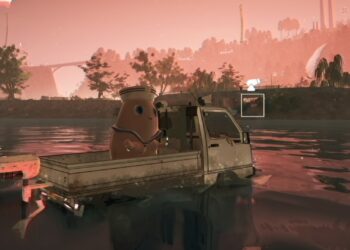 truck in water in Promise Mascot Agency