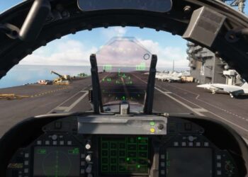 Microsoft Flight Simulator Chaseplane on F18