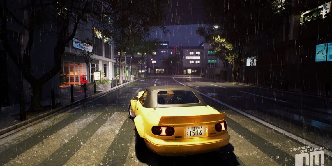 Rain in Japanese Drift Master