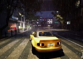 Rain in Japanese Drift Master