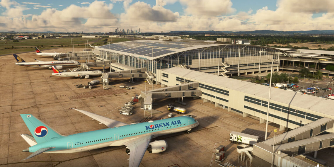 Microsoft Flight Simulator 2024 Brisbane Airport v2 by Orbx