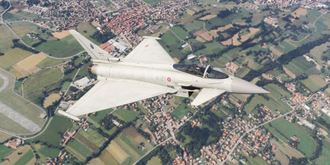Eurofighter Typhoon in Microsoft Flight Simulator by Indiafoxtecho