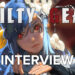 Guilty Gear Strive Illustration and logo featuring Queen Dizzy and "Interview" lettering